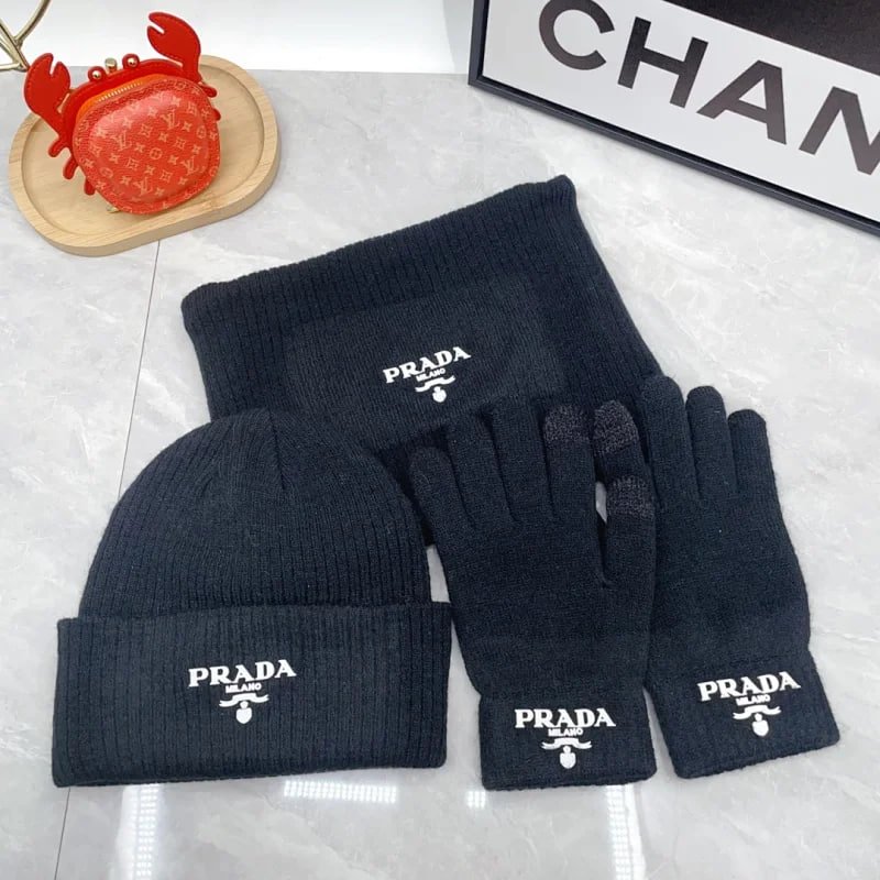 GUCCI Moncler Chanel Louis Vuitton Beanie Scarf