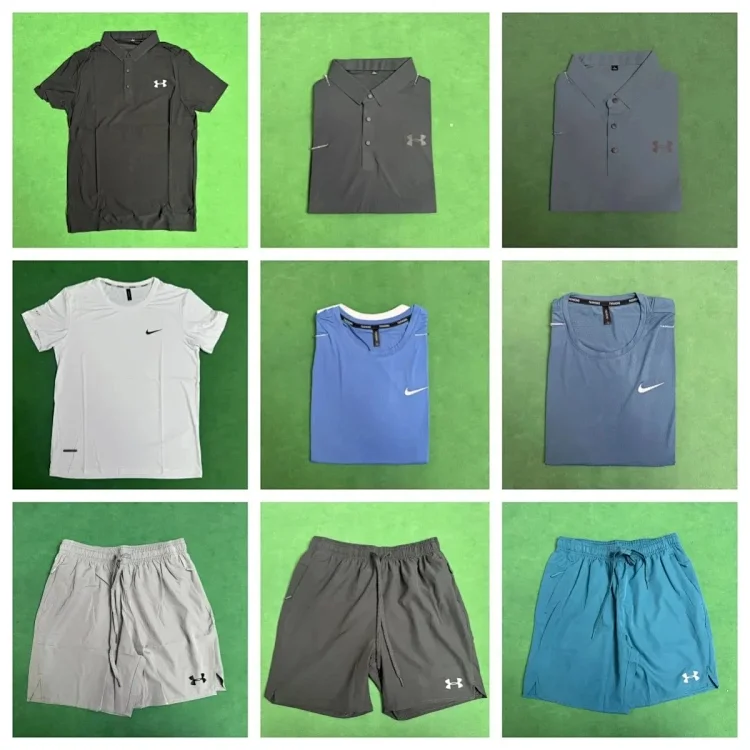 Nike/Under Armour Performance T-Shirt/Polo/Shorts 