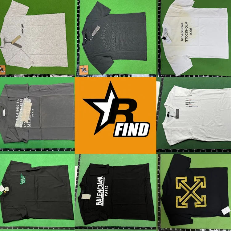 ESSENTIALS/GALLERY DEPT  Maison Margiela/Acne Studios /OFF white /AMIRI/Balenciaga T-shirts/tee