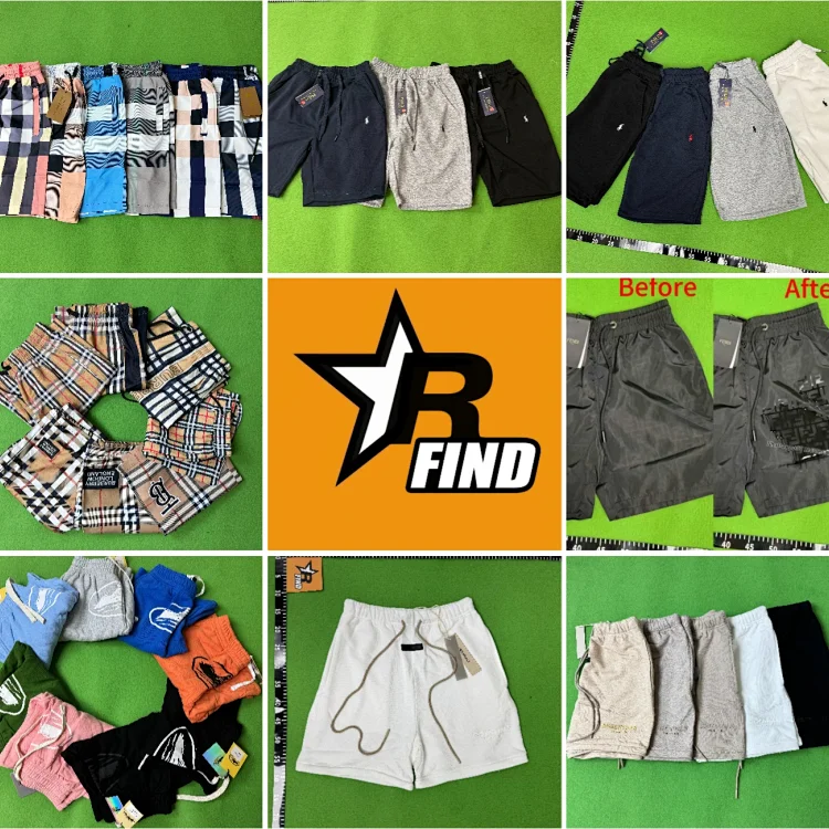 DENIM TEARS/LV /Burberry/Ralph Laur/Corteiz /ESS ESSENTIALS /Fendi shorts 