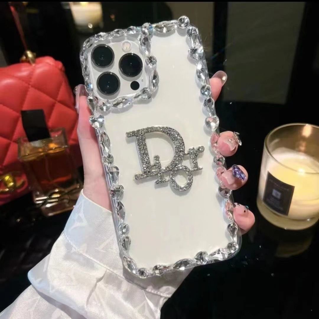 Dior Crystal-Embellished Phone Case