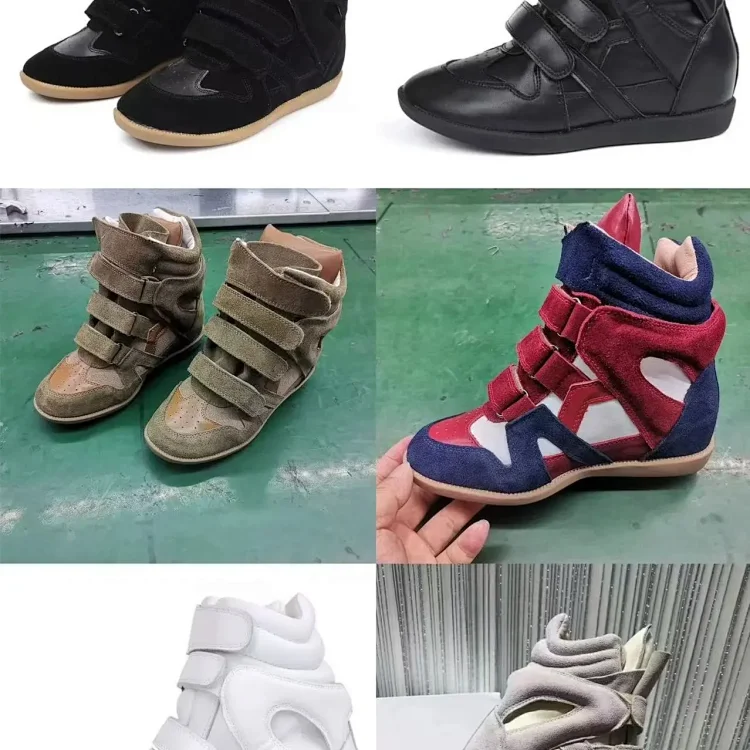 isabel marant leather hiking Height-increasing shoes 