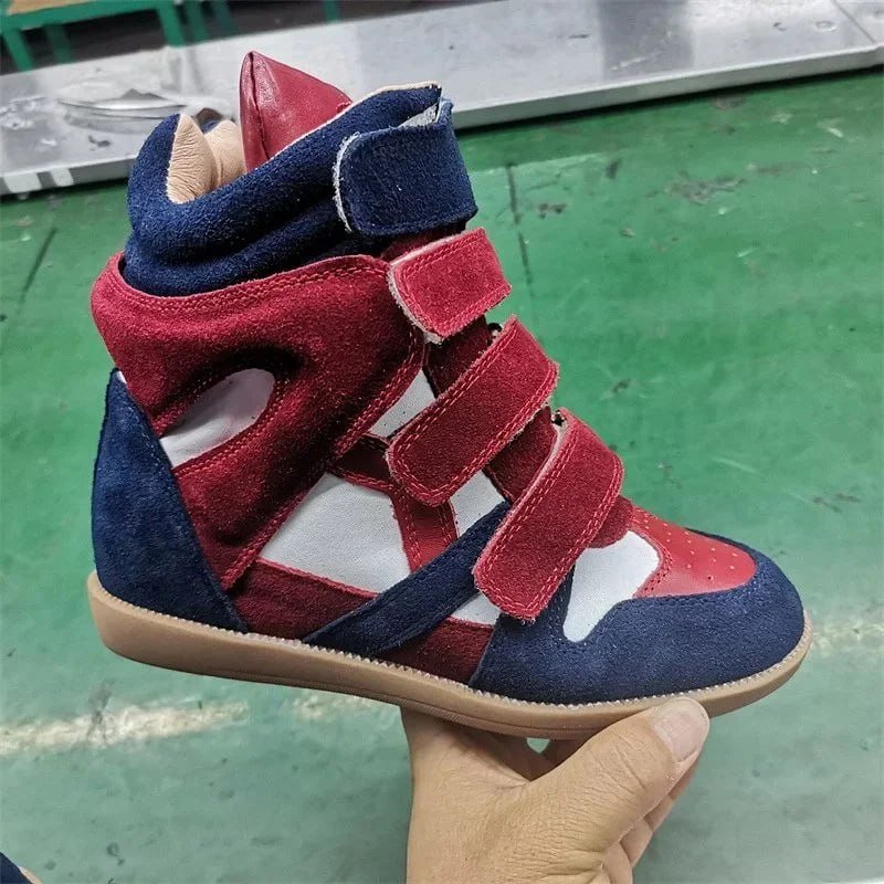 isabel marant leather hiking Height-increasing shoes 