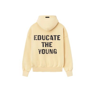 essentials news 2026? hoodie fear of god educate the young FU