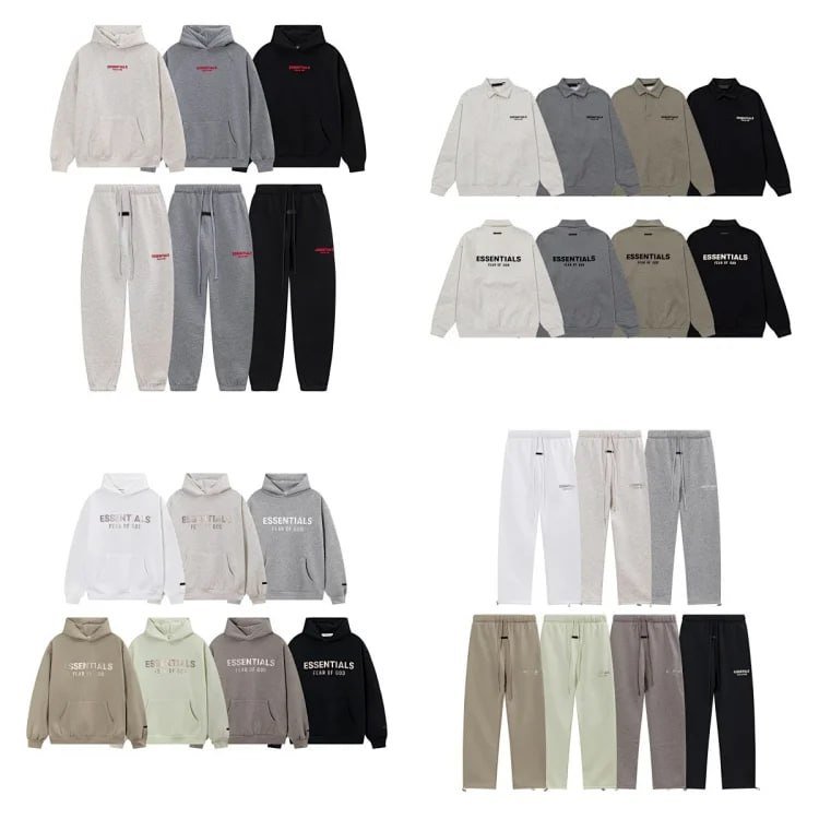 essentials news 2026? set pants hoodie
