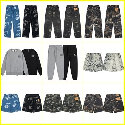 Stussy x Nike Hoodies Sweatshirt T-shirt Sweater baseball jacket Jeans Pants