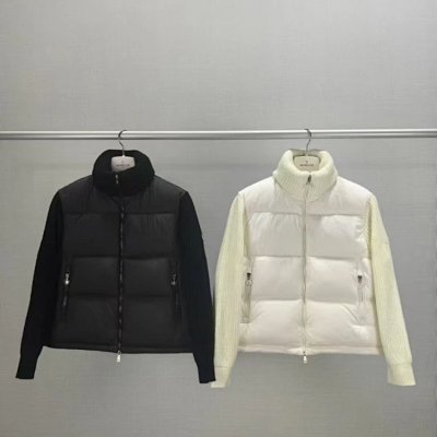 Moncler Wool Puffer Cardigan Down Jacket
