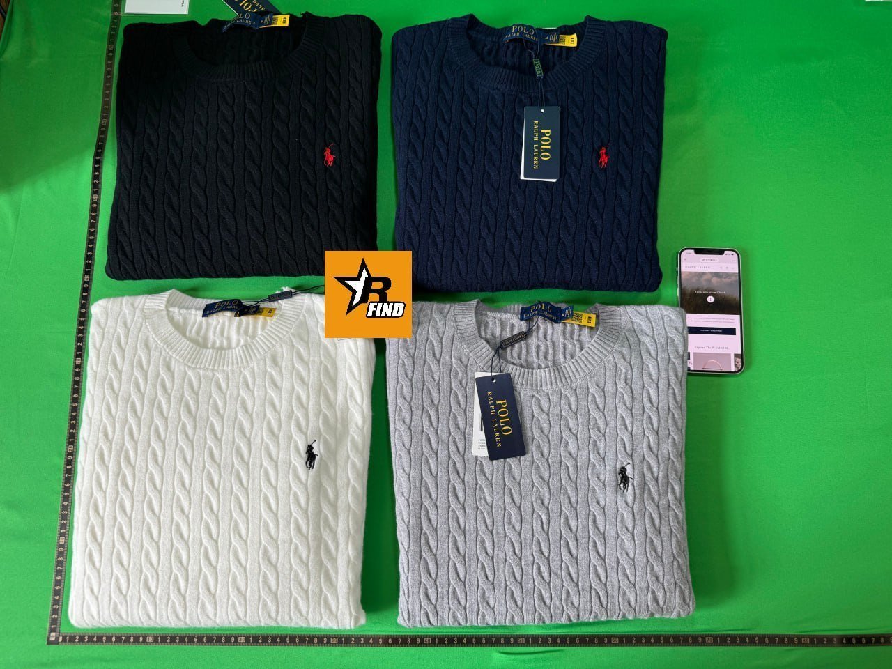 Ralph Lauren/THE NORTH FACE Sweater/zipper Moncler turtleneck sweater