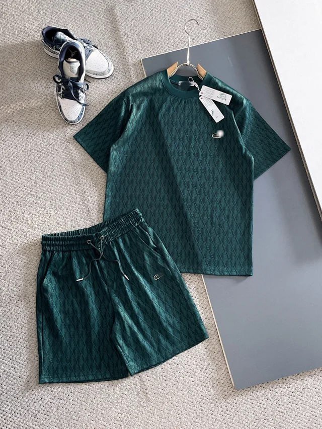 Lacoste Tee shorts suits high quality