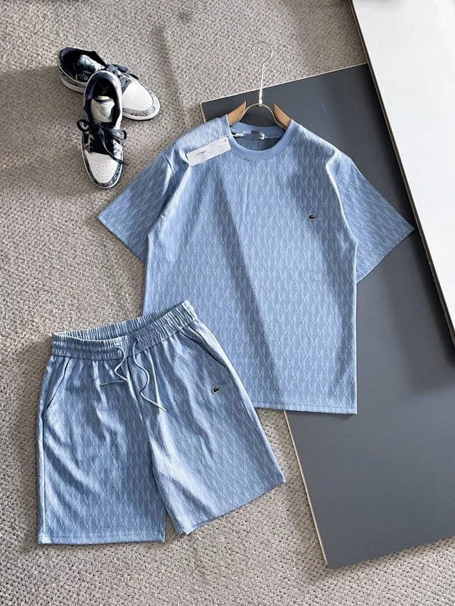Lacoste Tee shorts suits high quality