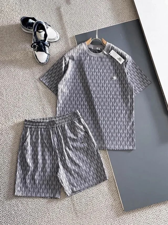 Lacoste Tee shorts suits high quality