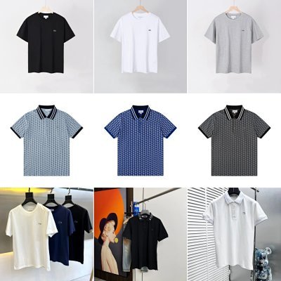 Lacoste polo tee shorts suit
