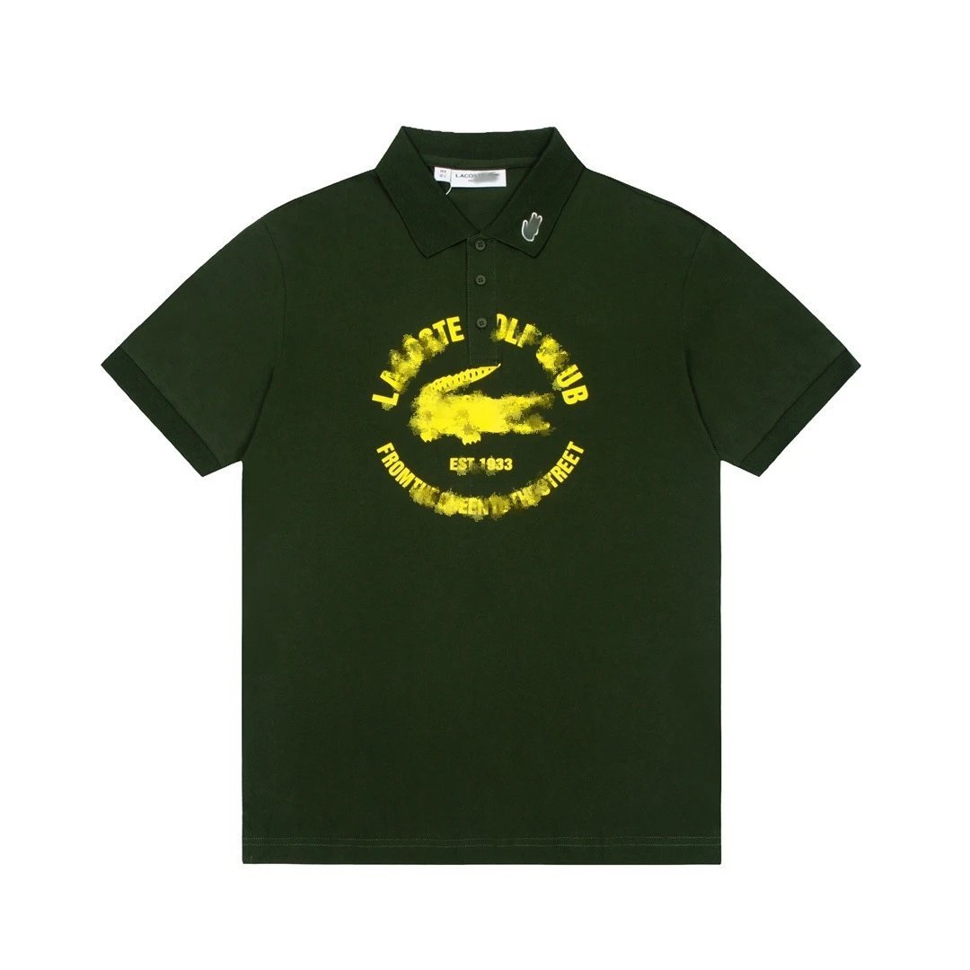 Lacoste polo tee shorts suit