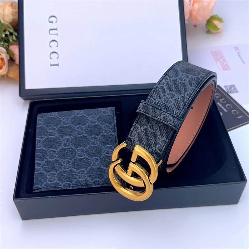  Hermès H Buckle Belt & Wallet Set [21 styles]