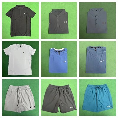 Nike/Under Armour Performance T-Shirt/Polo/Shorts [25 styles]
