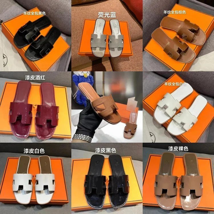  Hermes slippers slides sandals