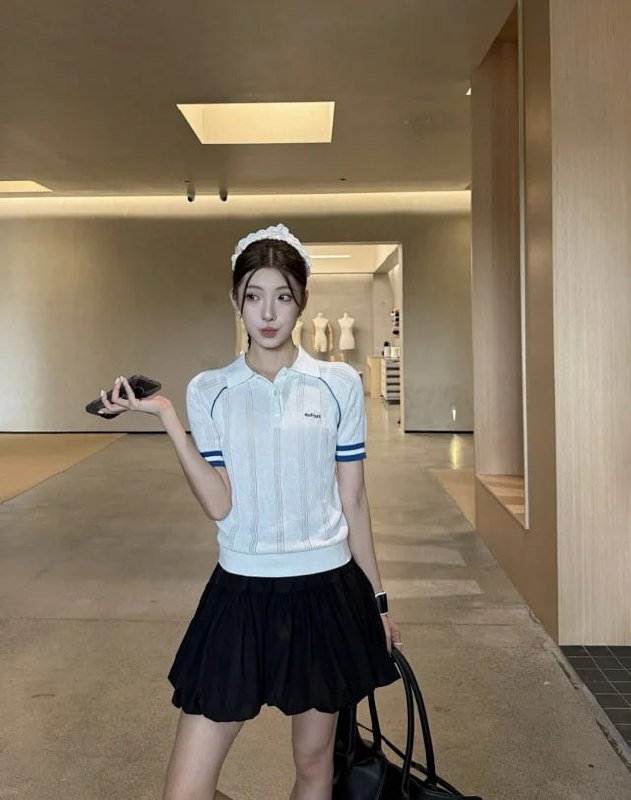 Miu Miu Knit Polo Shirt