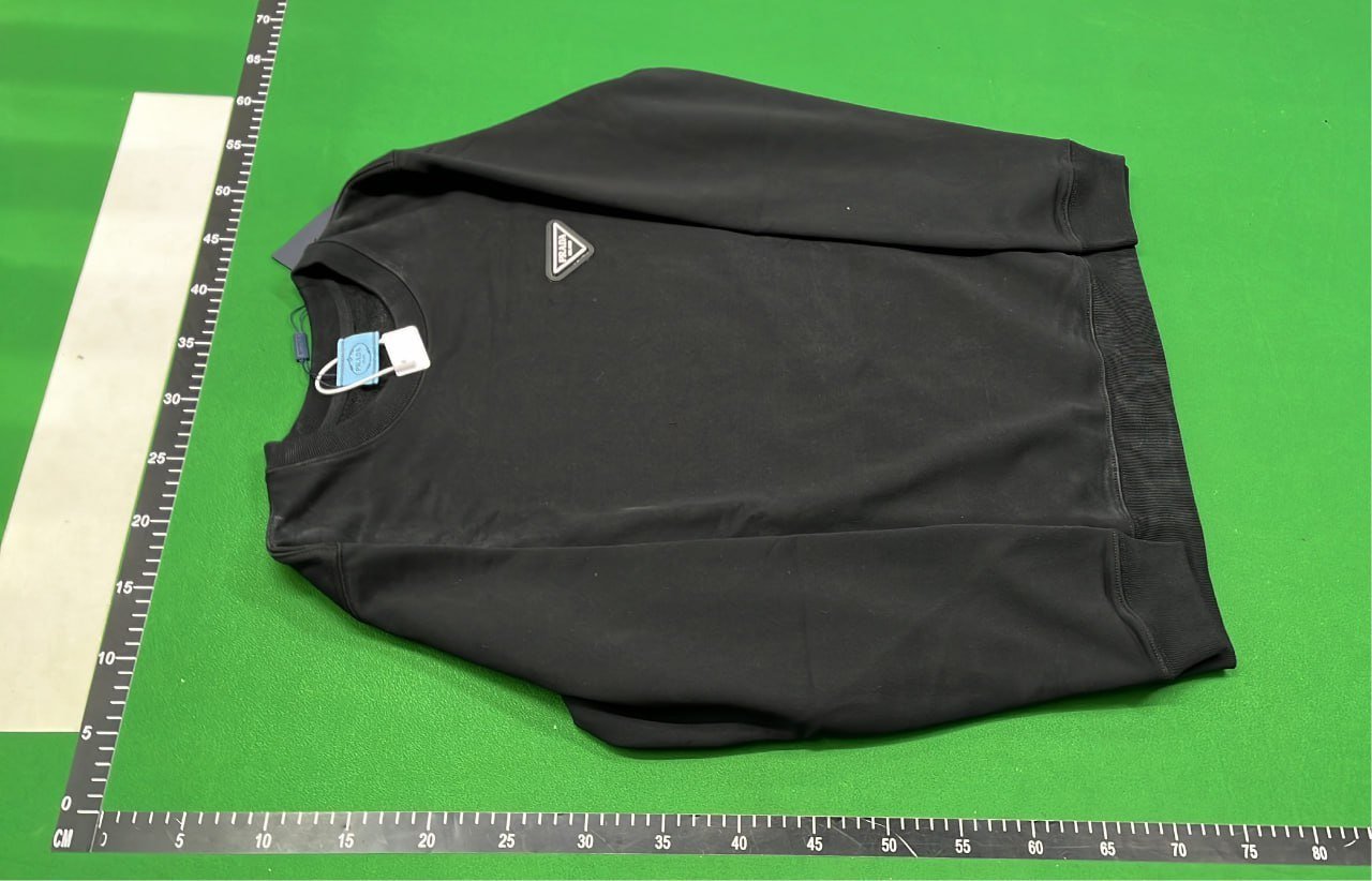 Prada Men's Logo Embroidered Sweatshirt