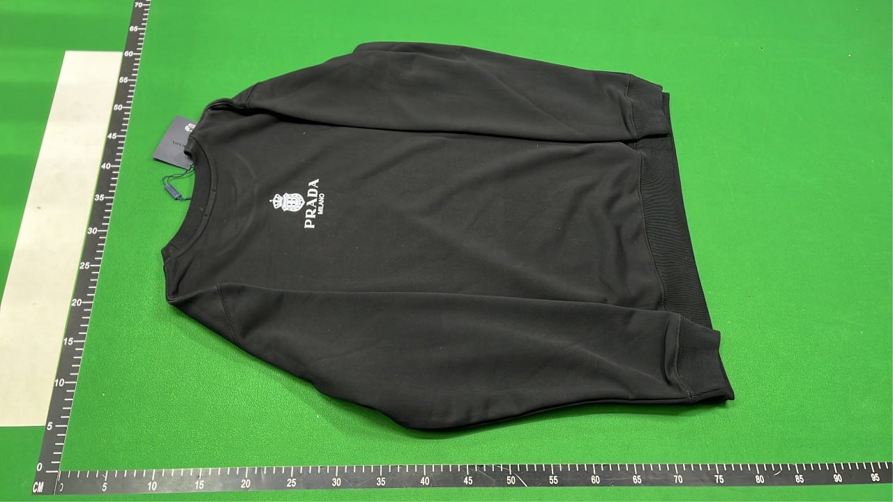 Prada Men's Logo Embroidered Sweatshirt