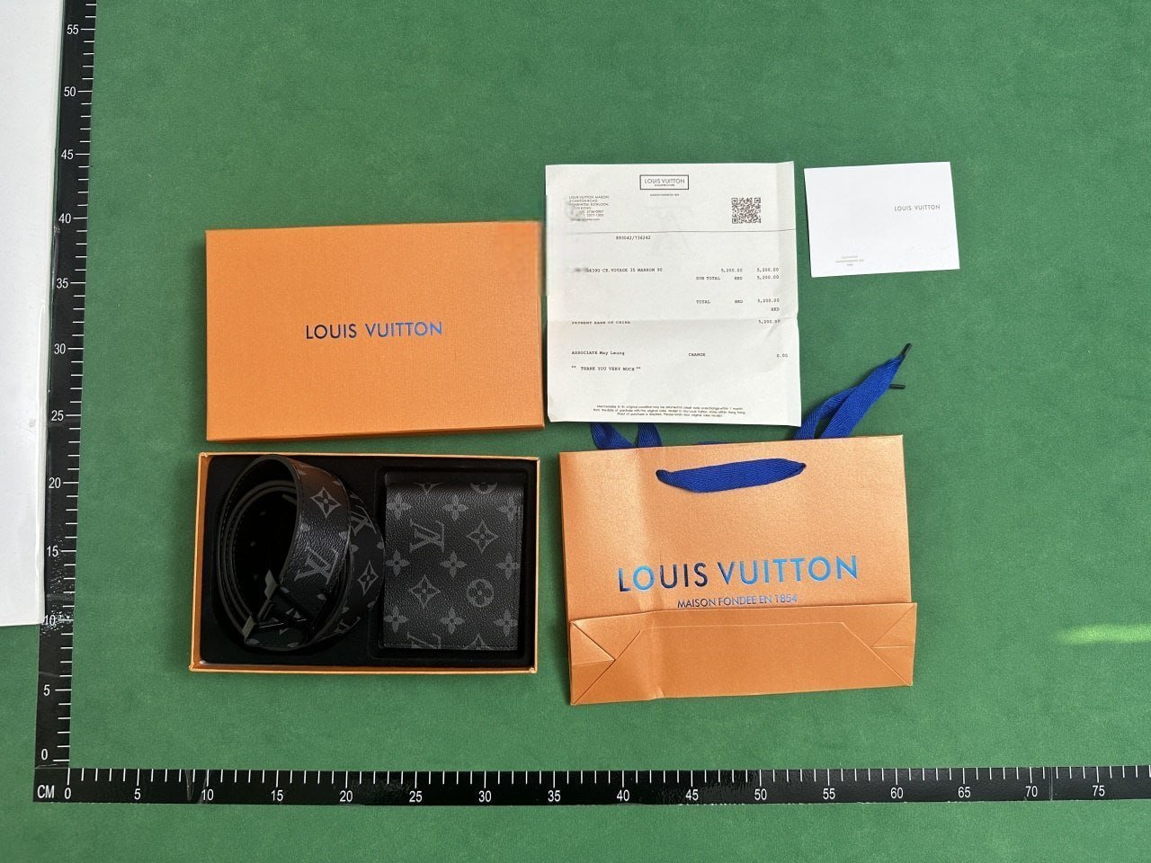 Louis Vuitton Wallet & Belt 