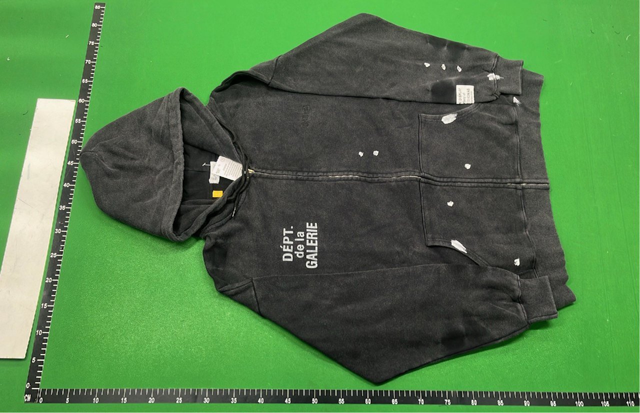  LANVIN DEPT. de la GALERIE Distressed Hoodie