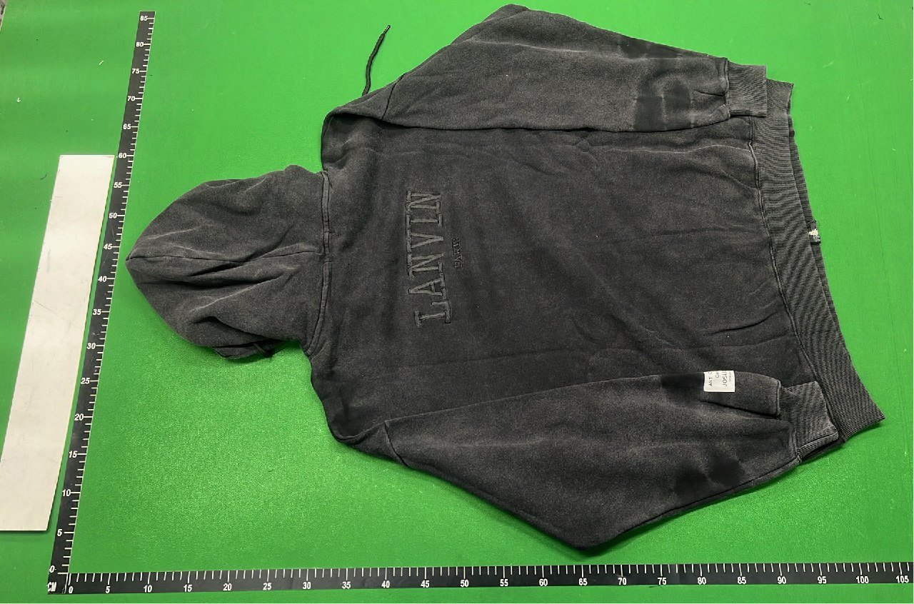  LANVIN DEPT. de la GALERIE Distressed Hoodie