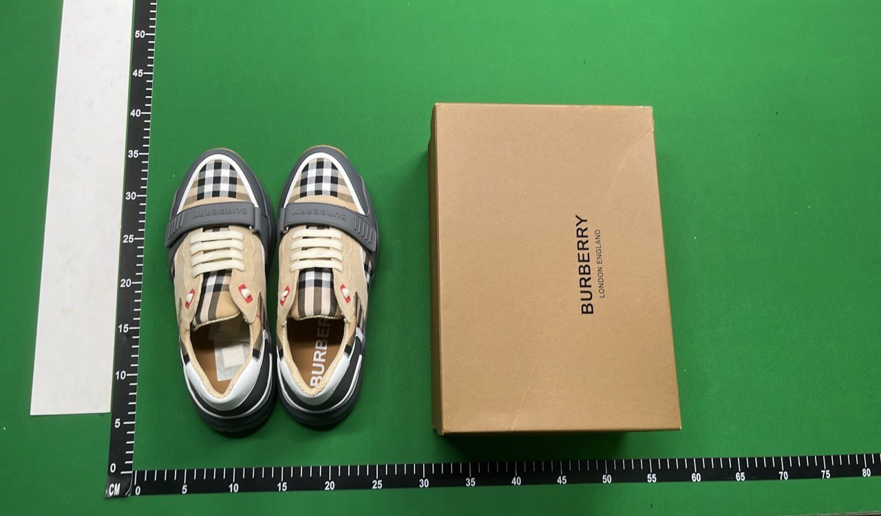 Burberry Checkered Sneakers
