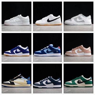 Nike Dunk Low Royal Blue White Men's Skateboarding Shoes