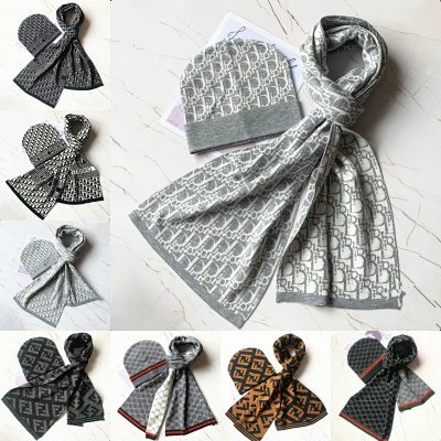 Gucci Dior Scarf Hat 