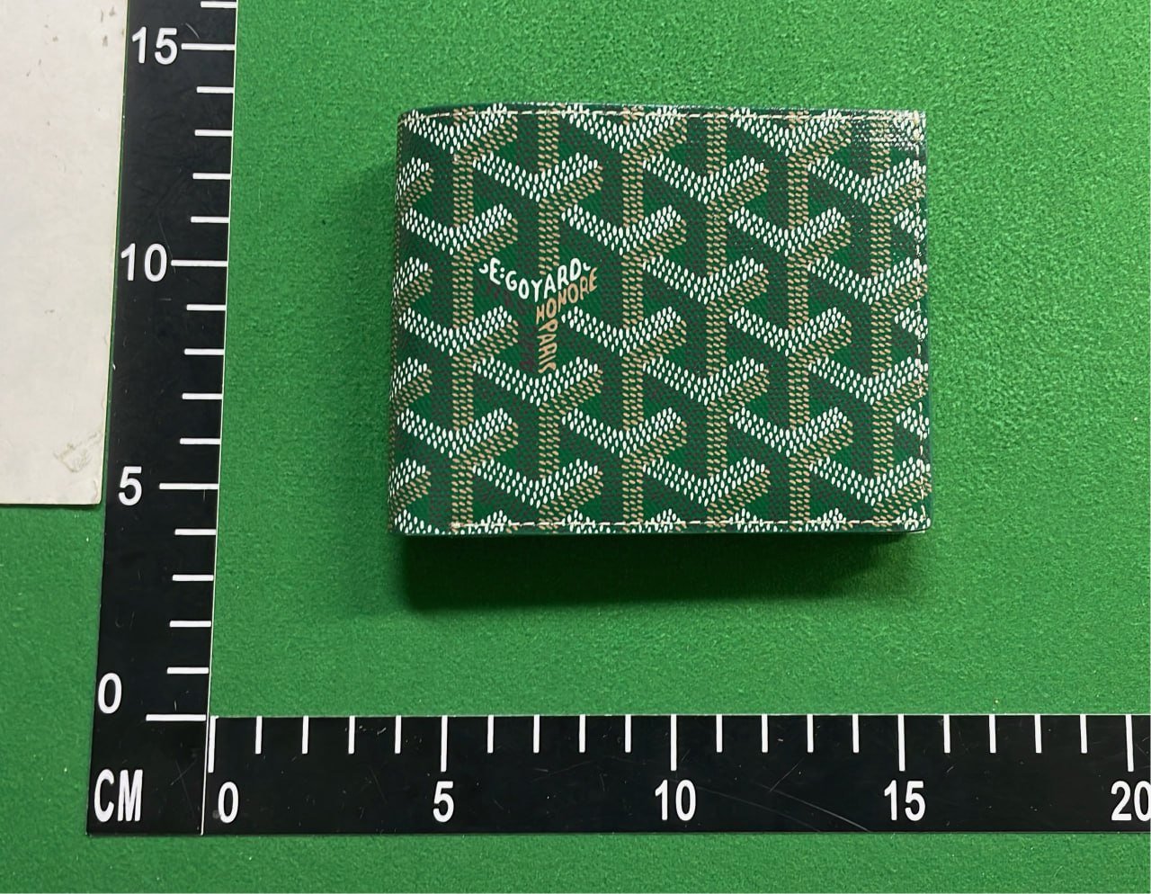 Goyard Green Leather Wallet 