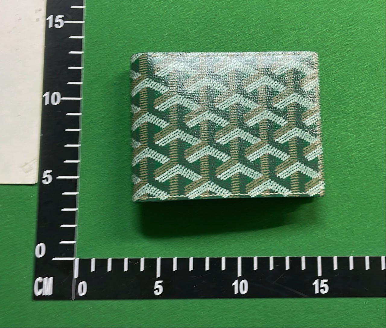Goyard Green Leather Wallet 