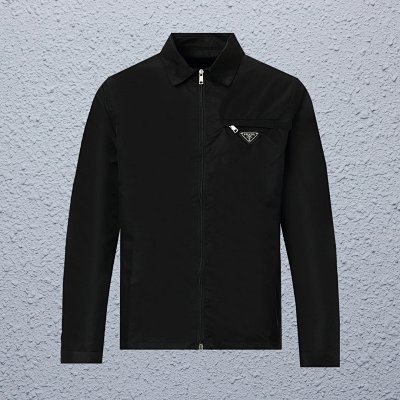 Prada Men's Black Lightweight Jacket 