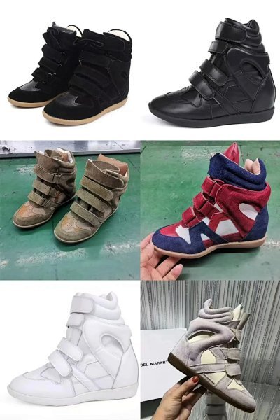 isabel marant leather hiking Height-increasing shoes 
