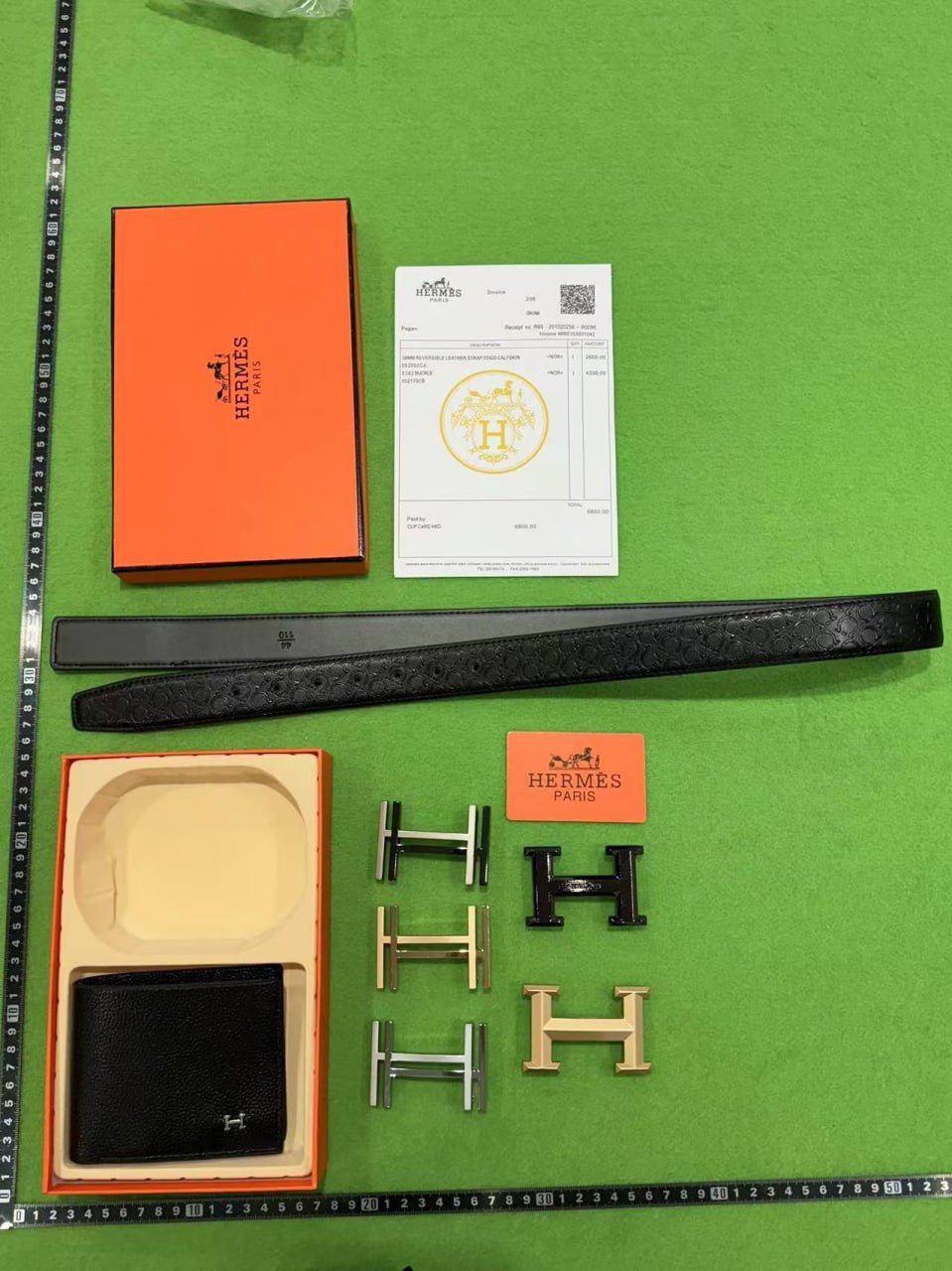 Hermès H Buckle Belt Gift Box