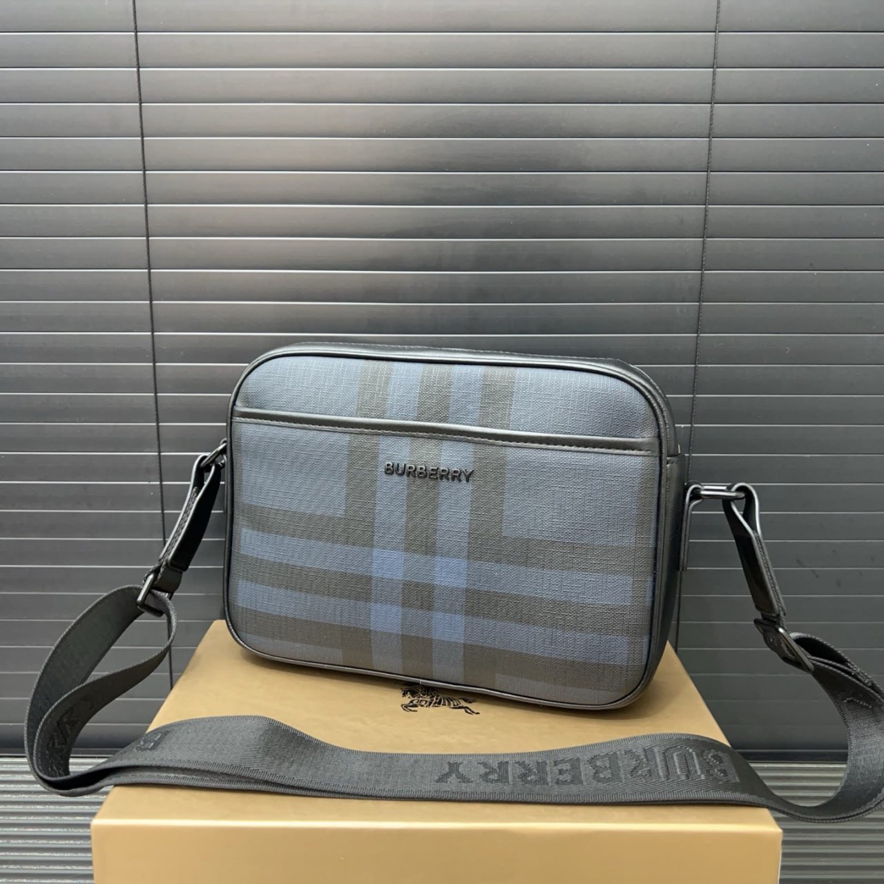 Burberry Check Print Backpacks & Crossbody Bags