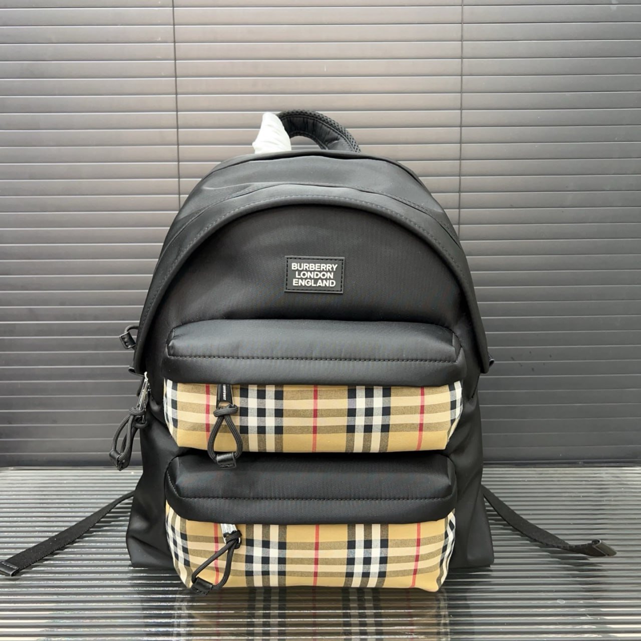 Burberry Check Print Backpacks & Crossbody Bags