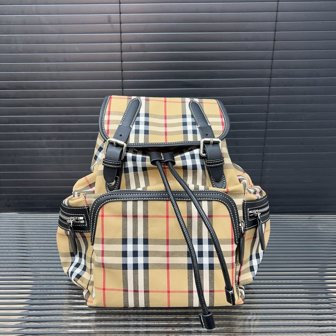 Burberry Check Print Backpacks & Crossbody Bags