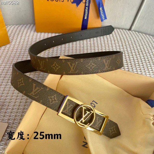 Louis Vuitton LV Gucci Hermès Prada Business Men's Leather Belt 