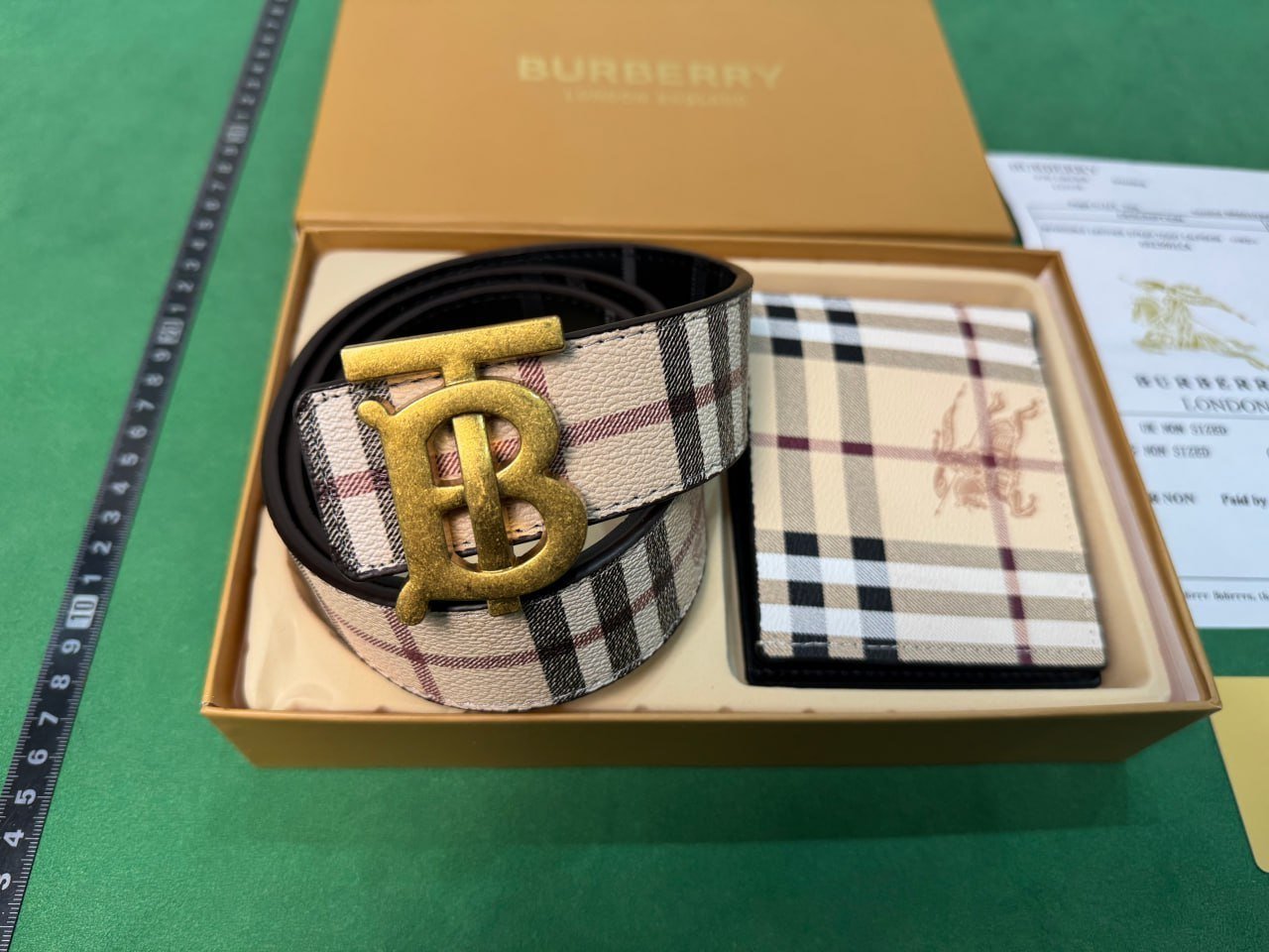 Burberry Vintage Check Belt