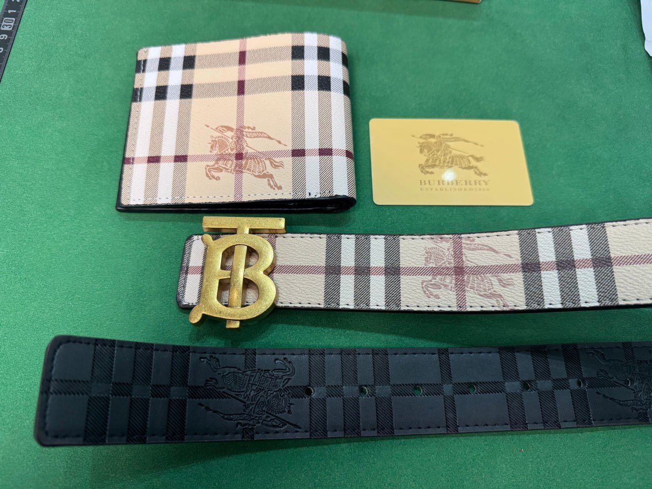 Burberry Vintage Check Belt