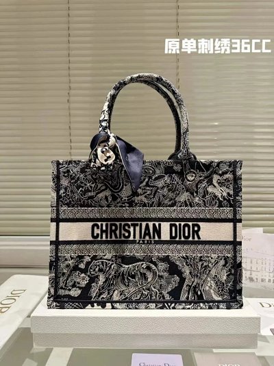 Christian Dior Book Tote Bag 