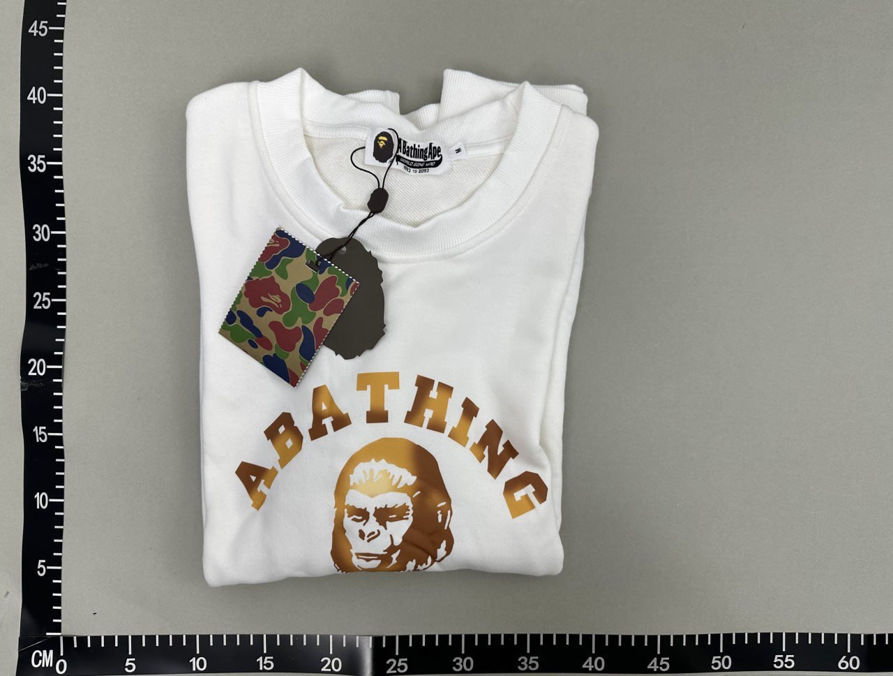 A Bathing Ape College Logo Sweatshirt