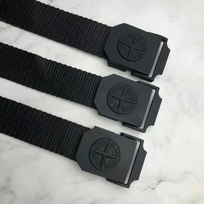 Stone Island Black Watch with Canvas 