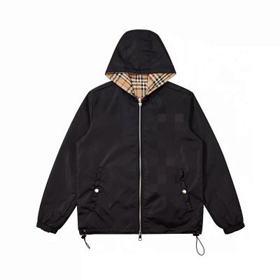 Burberry Plaid Hooded Jacket for Men