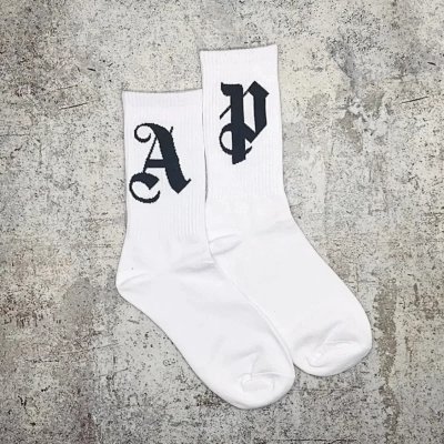 AlphaVibes Gothic Letter Socks