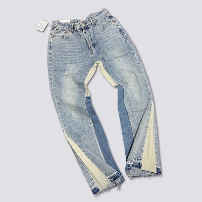  Levi's Distressed Denim Jeans with Contrast Panels