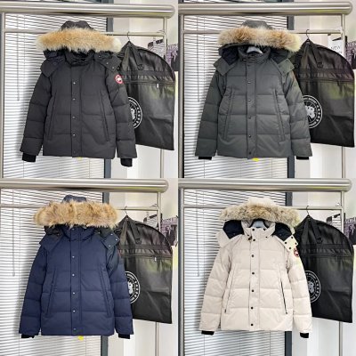 Canada Goose Men's Parka Winter Coat with Fur Hood