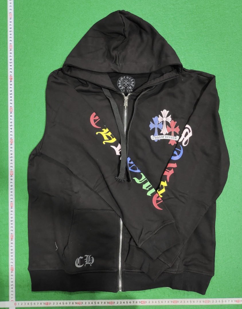 Chrome Hearts Zippered Hoodie