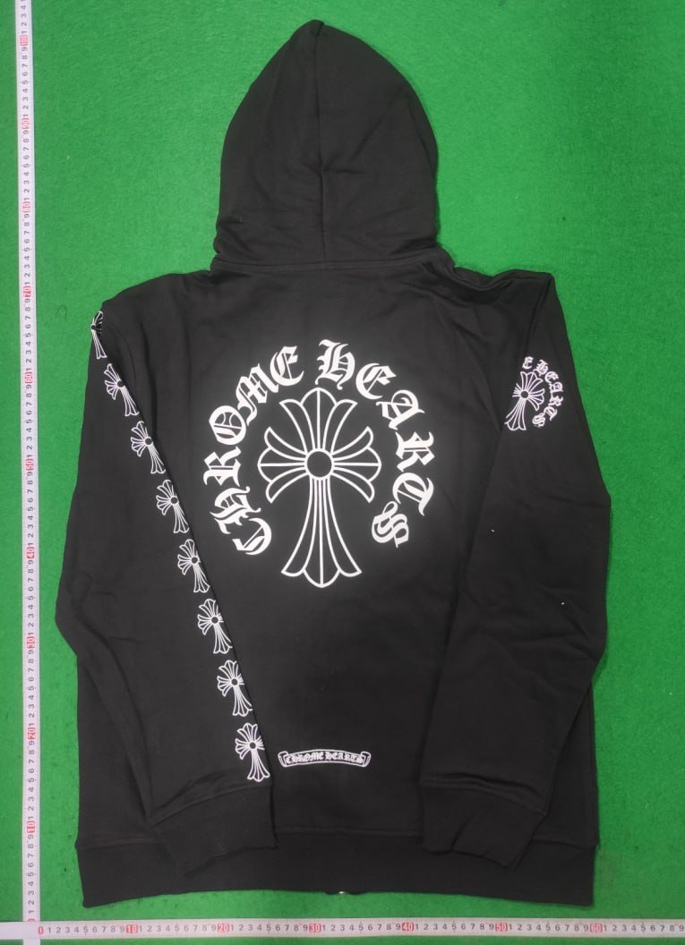 Chrome Hearts Zippered Hoodie