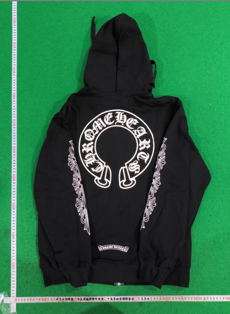 Chrome Hearts Zippered Hoodie